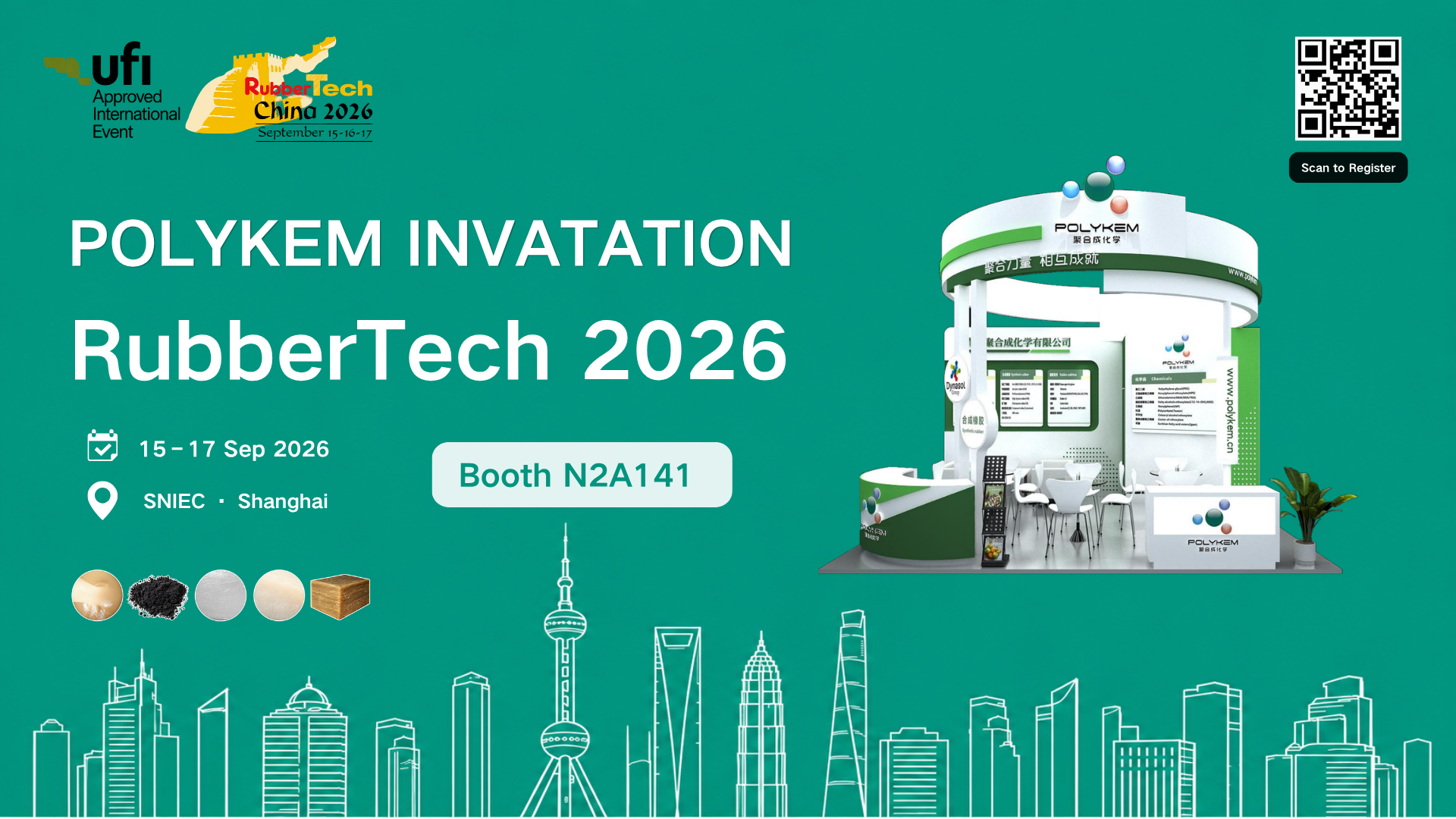 Temui Polykem di RubberTech China 2026 di Shanghai